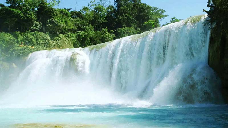 Vuelve el agua a las cascadas de Chiapas