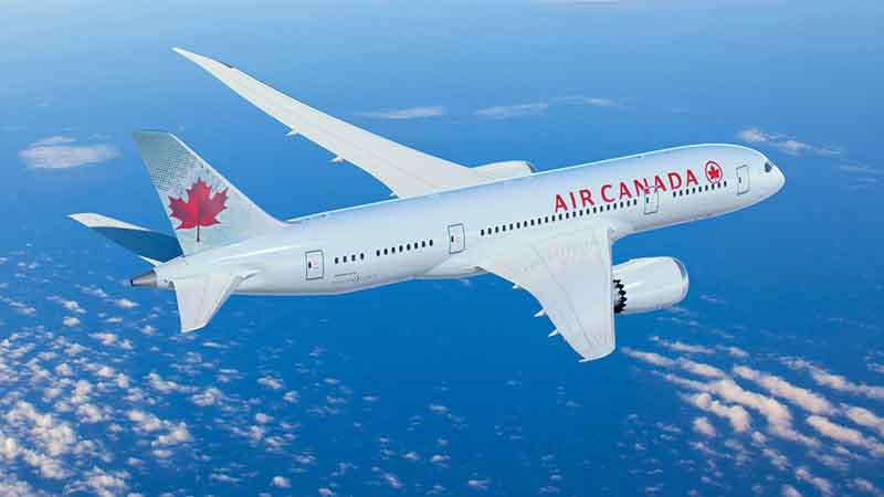 Air Canada inauguró su nueva ruta entre Toronto y Cartagena de Indias