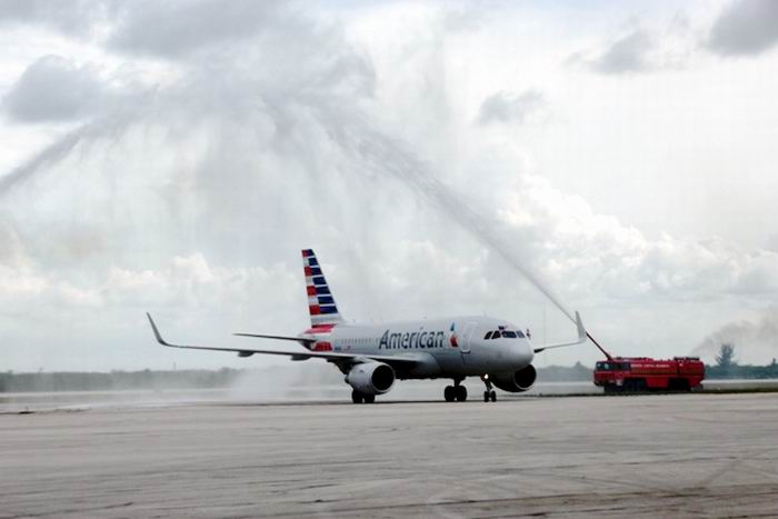 Vuelo Miami-Camagüey de American Airlines reanuda historia de casi un siglo