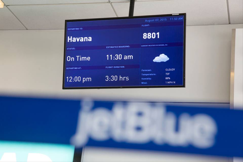 JetBlue elevó un 9,4% sus pasajeros hasta diciembre