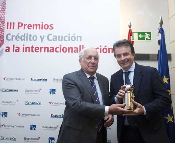 Antonio Catalán nombrado Empresario del Año en los  III Premios Crédito y Caución 