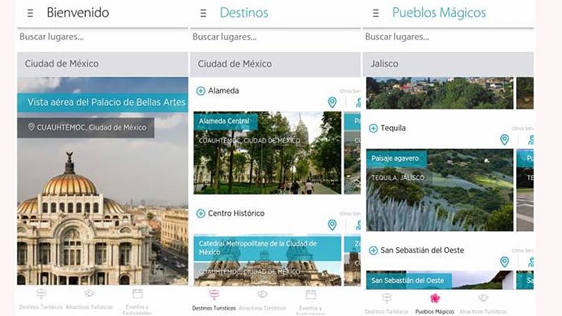 Lanzan aplicación móvil para atlas turístico de México