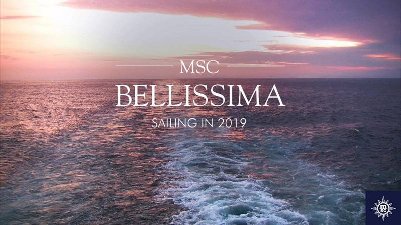 MSC Cruceros anunció la apertura de las ventas para el MSC Bellissima.