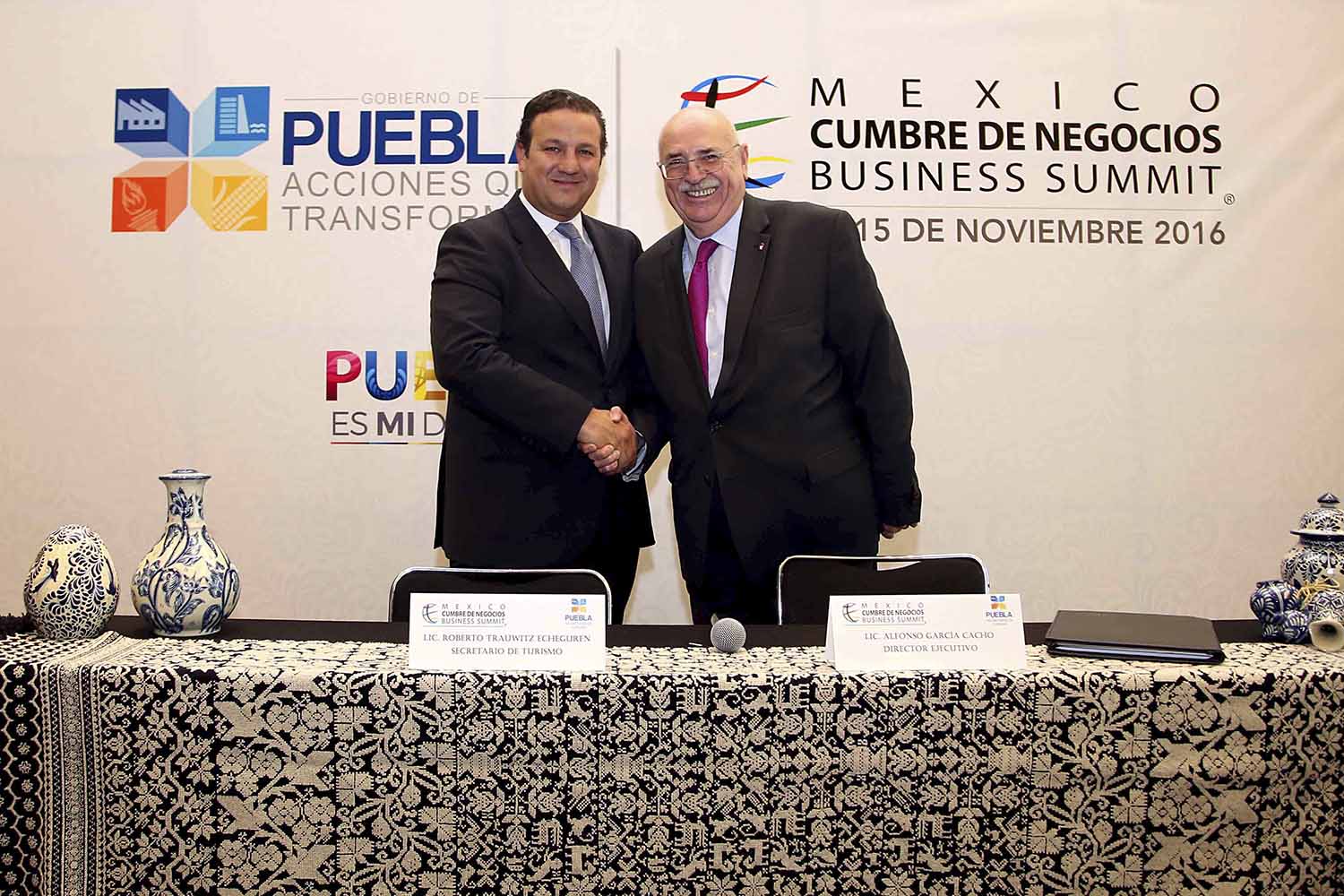 Puebla será sede de Cumbre de Negocios
