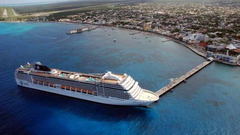 Reconocido Cozumel como el puerto de cruceros número uno del Caribe