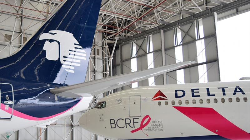 Reconocen a Delta y Aeroméxico por alianza transfronteriza 