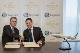 Etihad Airways firma acuerdo digital estratégico con Cognizant