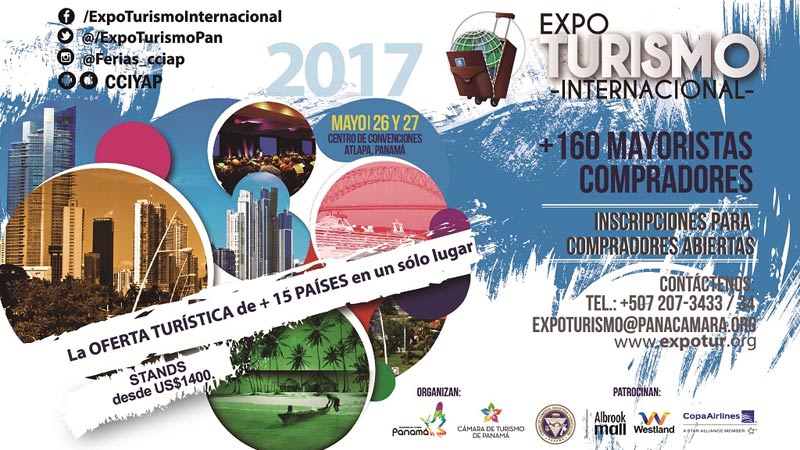 Panamá acogerá Expo Turismo Internacional 2017