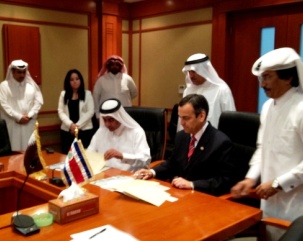 Costa Rica abre sus cielos a Qatar para fomentar turismo y comercio
