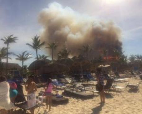 Incendio dañó instalaciones de Hard Rock Hotel en Punta Cana 