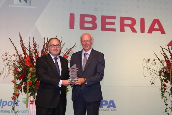 Iberia recibe el premio al “Mejor Proceso de Transformación de una Línea Aérea”