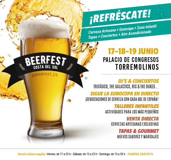 Más de 40 cerveceras artesanales protagonizan la ‘BEERFEST Costa del Sol’, en Torremolinos