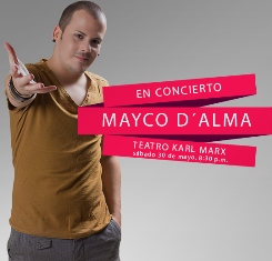 Mayco D´Alma en concierto