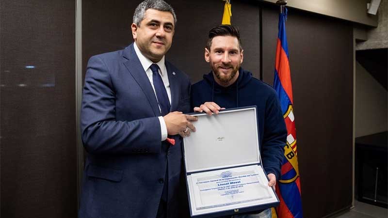 Lionel Messi: Embajador de Turismo Responsable de la OMT