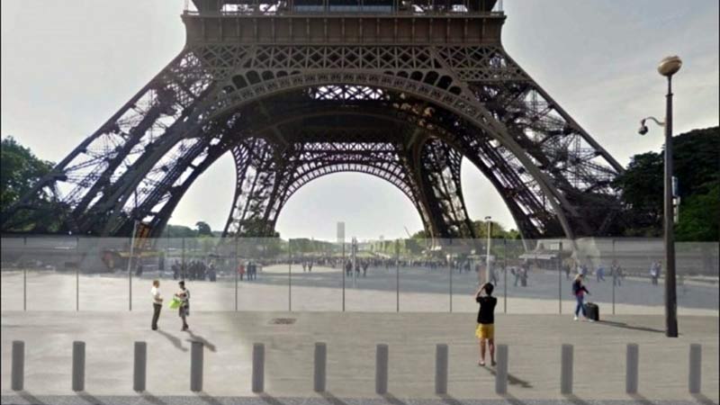 París comienza a construir muro protector en torno a la Torre Eiffel