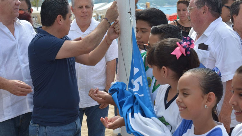 Recertificadas como Blue Flag playas en  Acapulco