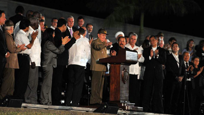 Asistieron líderes extranjeros a acto multitudinario en tributo a Fidel Castro 