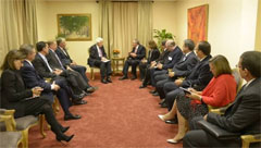 Raúl Castro se reúne con empresarios de EE.UU.