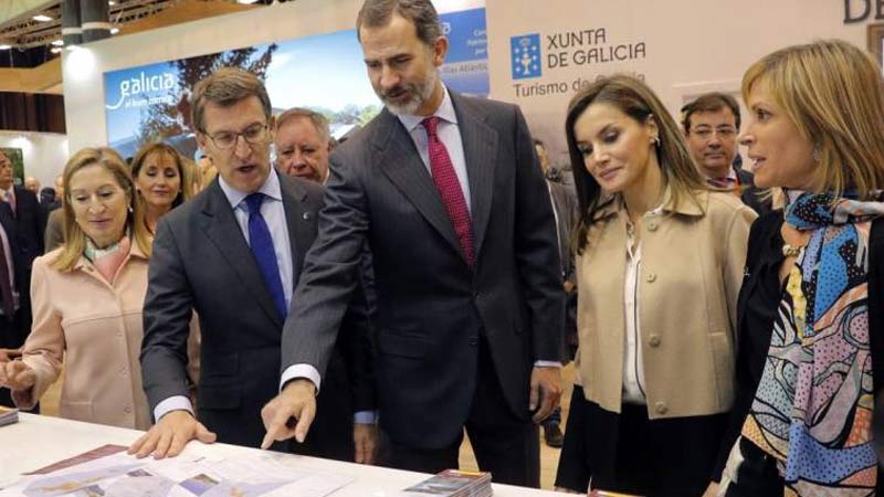 Reyes de España inauguran FITUR en Madrid (+Video)