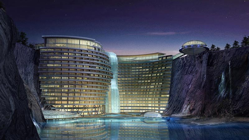 China estrenará hotel de lujo en mina abandonada