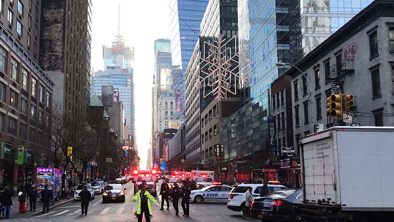 Atentado en Nueva York deja varios heridos