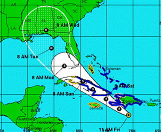 Tormenta tropical Isaac se intensifica y refuerza su amenaza para Cuba