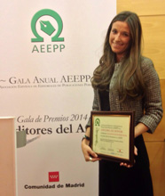 José Carlos de Santiago recibe premio de la AEEPP