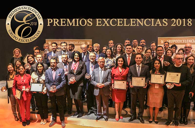 Foto de los premiados excelencias 2018