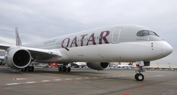 avión de Qatar