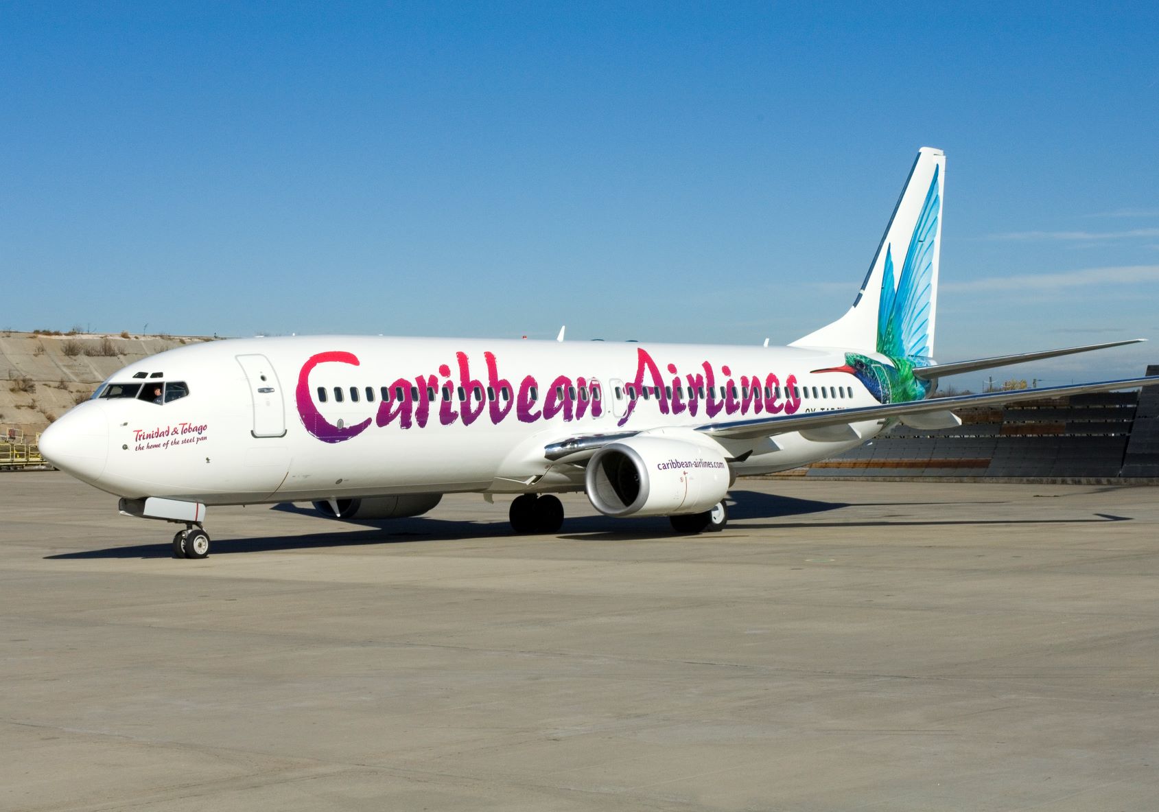 avión de Caribbean Airlines