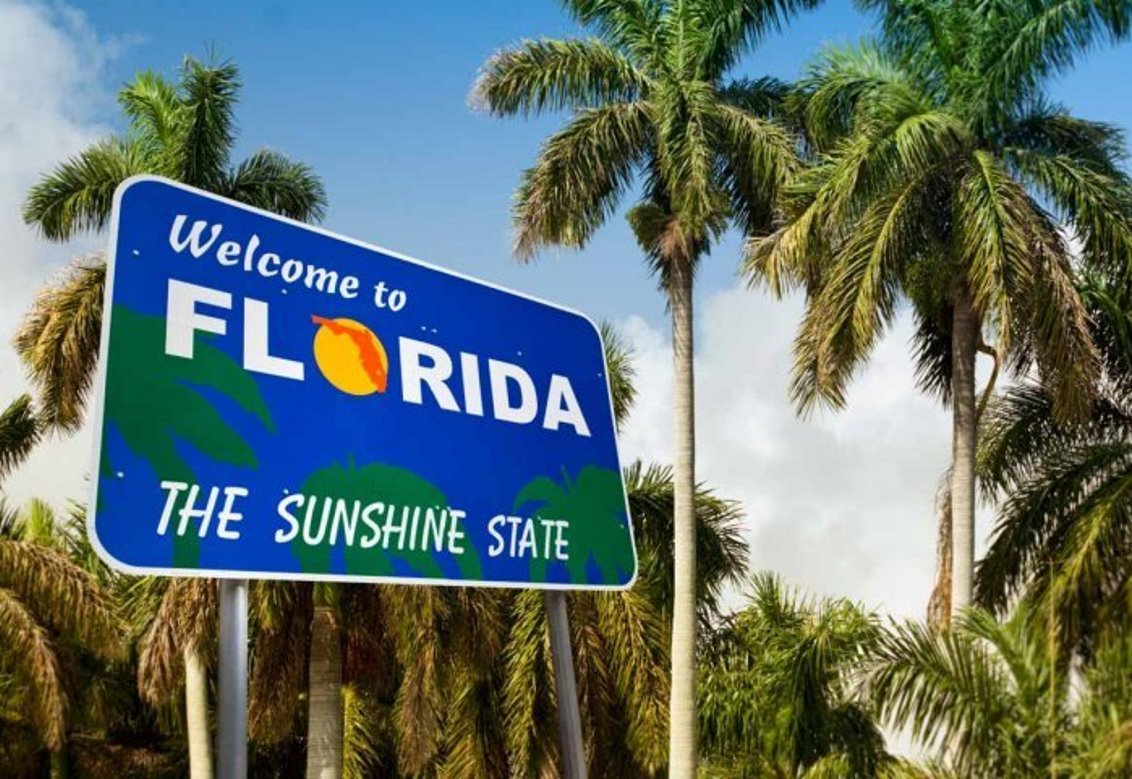 entrada al estado de Florida