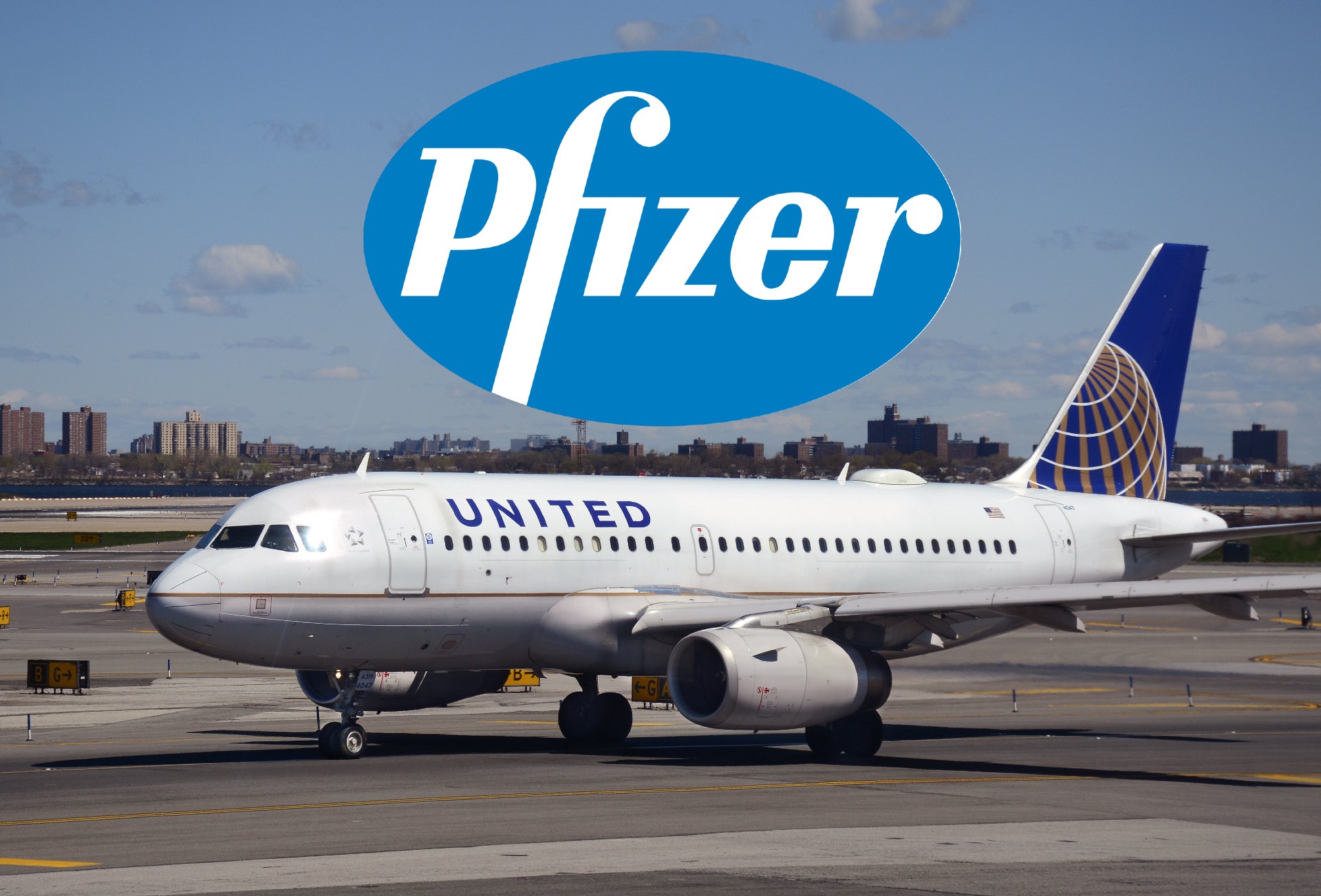 United Airlines Pfizer
