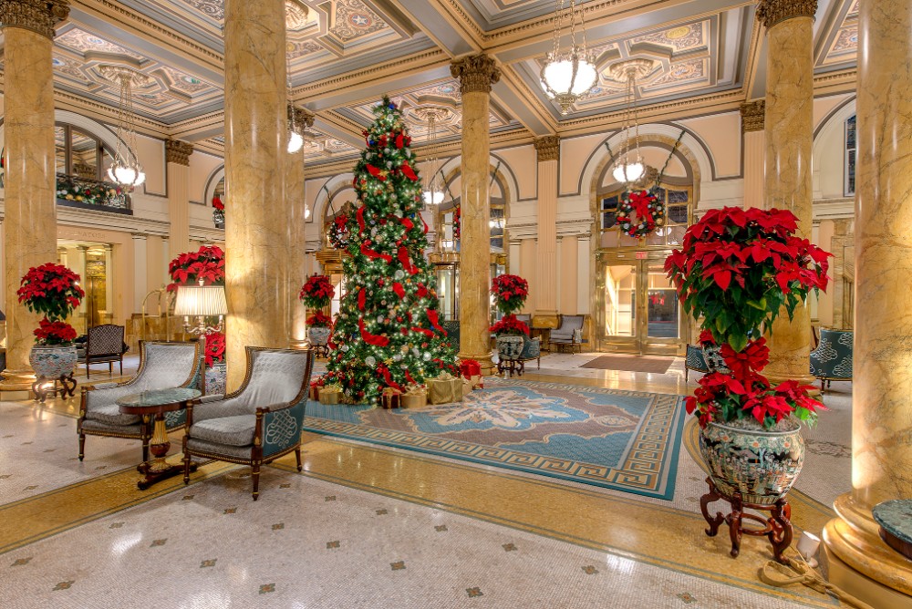 hoteles decorados Navidad