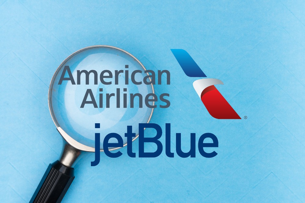 AA-JetBlue logos