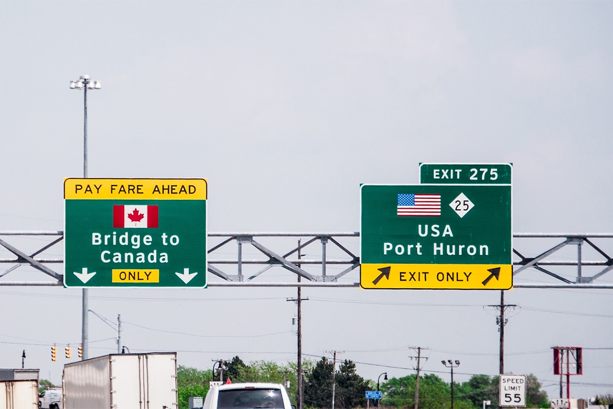 frontera Canadá EE.UU.