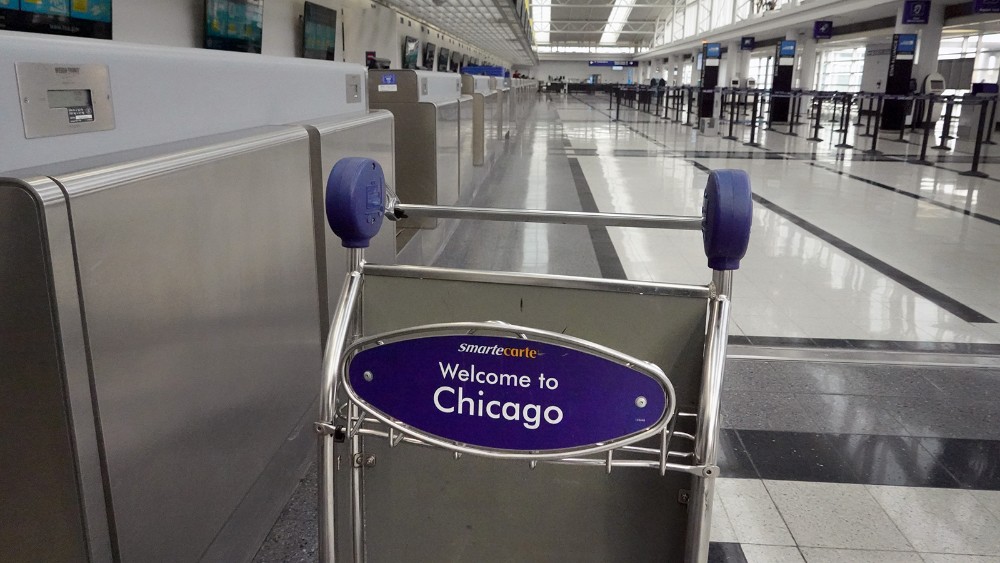 aeropuerto de Chicago, carrito