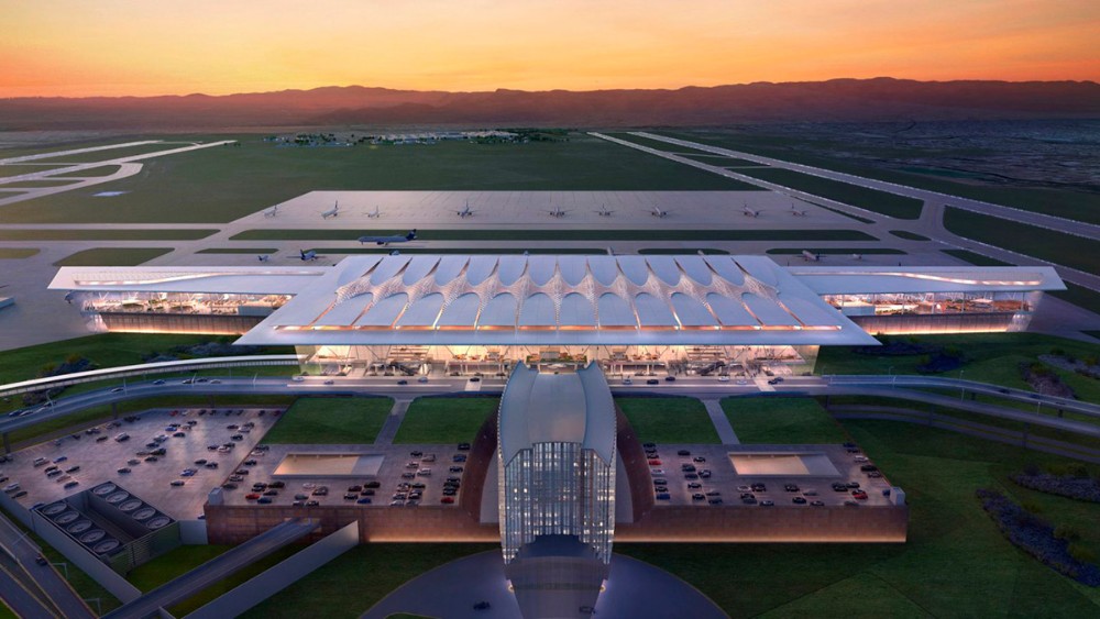 Rendering del nuevo aeropuerto de Guadalajara