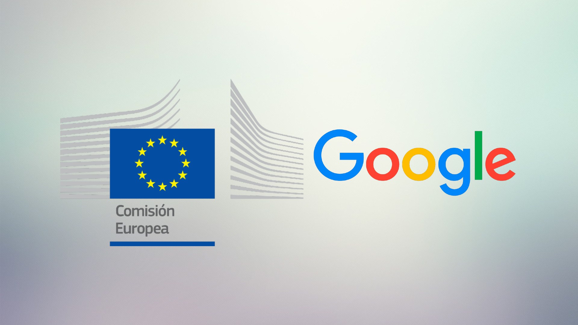 logos de Google y la Comisión Europea
