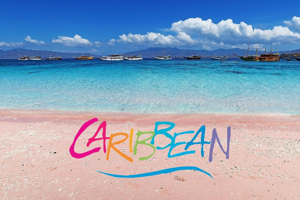 playa del Caribe y logo de la CTO