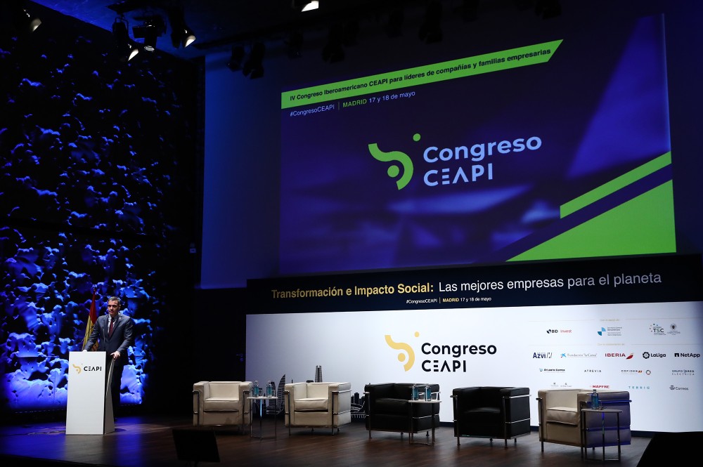 Presidente Sánchez en congreso iberoamericano ceapi