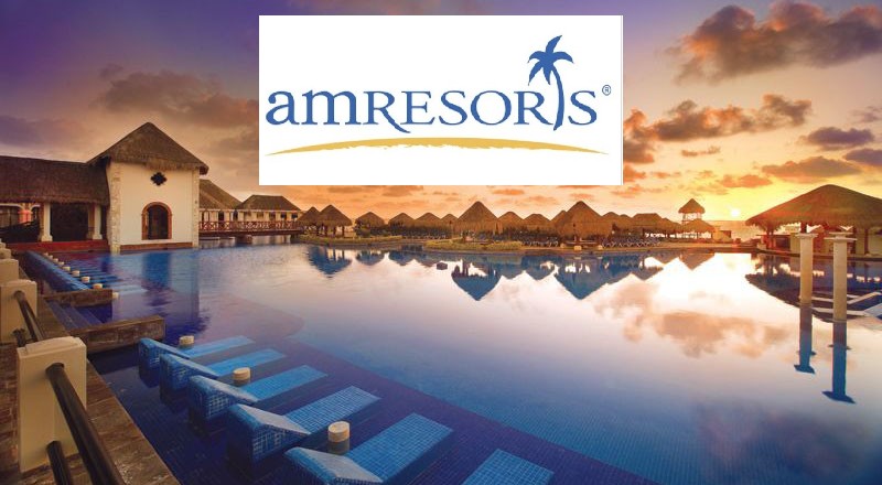 hotel de AMResorts y logo de AMResorts