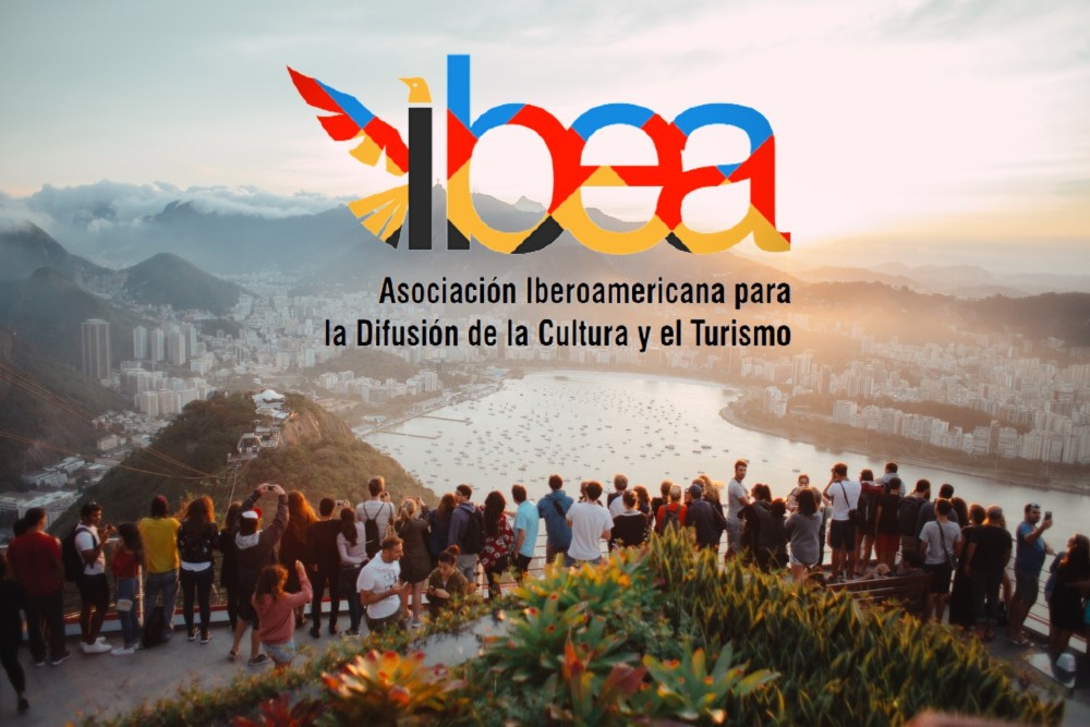 personas en Rio de Janeiro y el logo de IBEA arriba