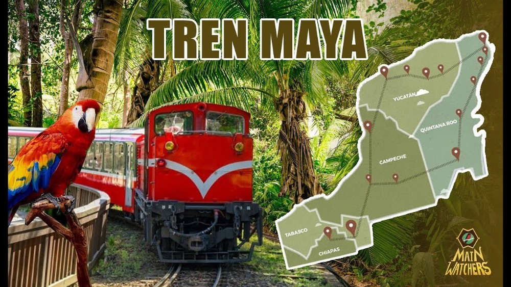 tren maya poster publicitario