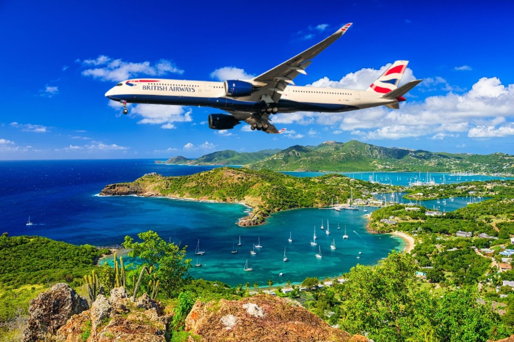 British Airways sobre Antigua y Barbuda
