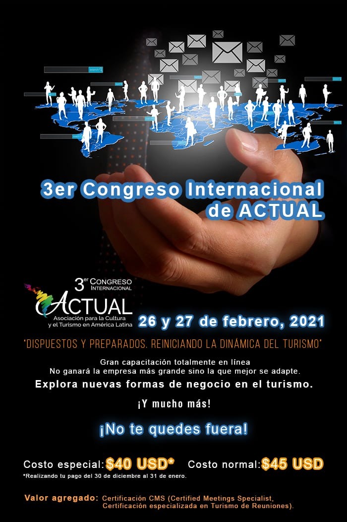 cartel del 3er congreso internacional de ACTUAL