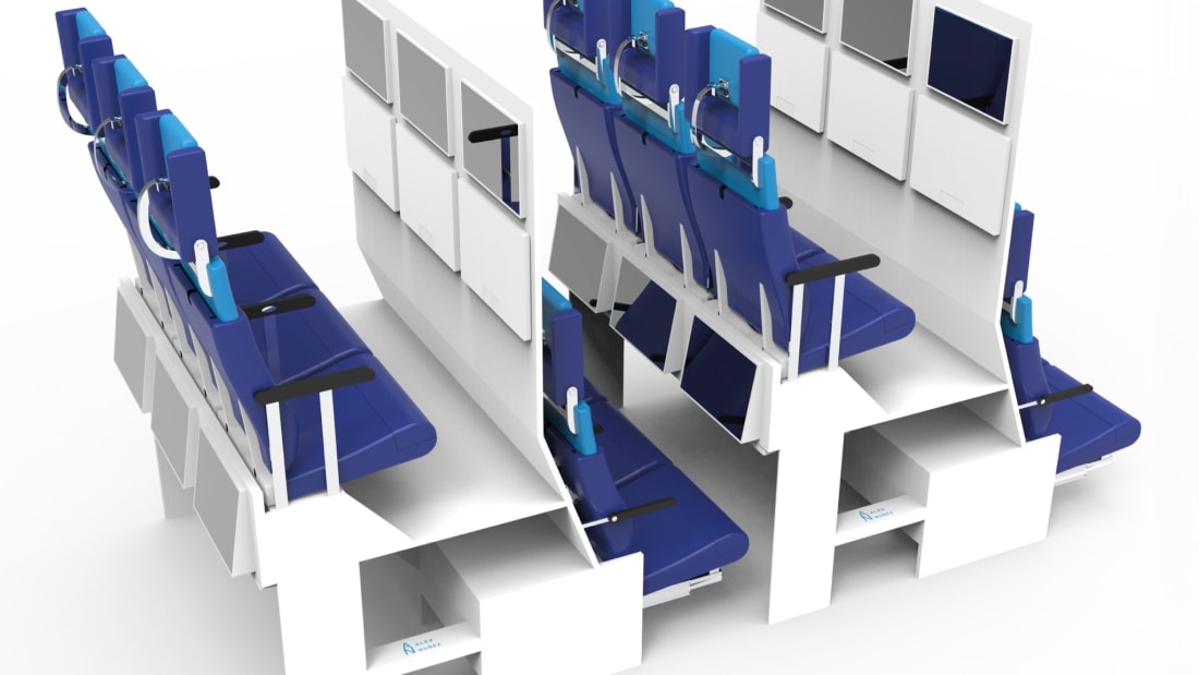 asientos del futuro en los aviones