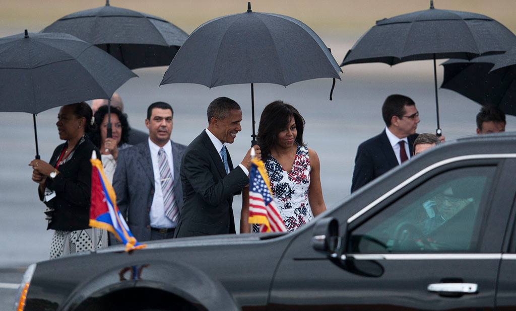 Llegó a Cuba Barack Obama (+Video)