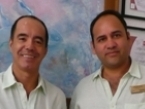 Germán Fayah y Fernando Pardo, Director General y Director de Ventas respectivamente del Radisson Hacienda Cancún