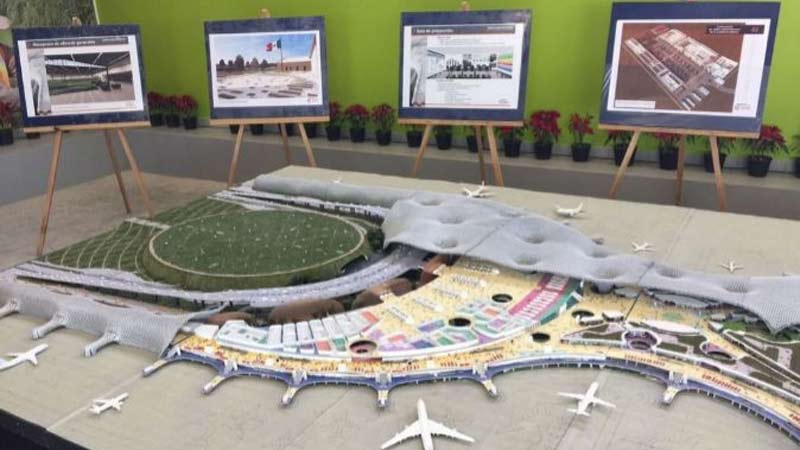 México continúa construcción de nuevo aeropuerto "sin debate ni alteración"