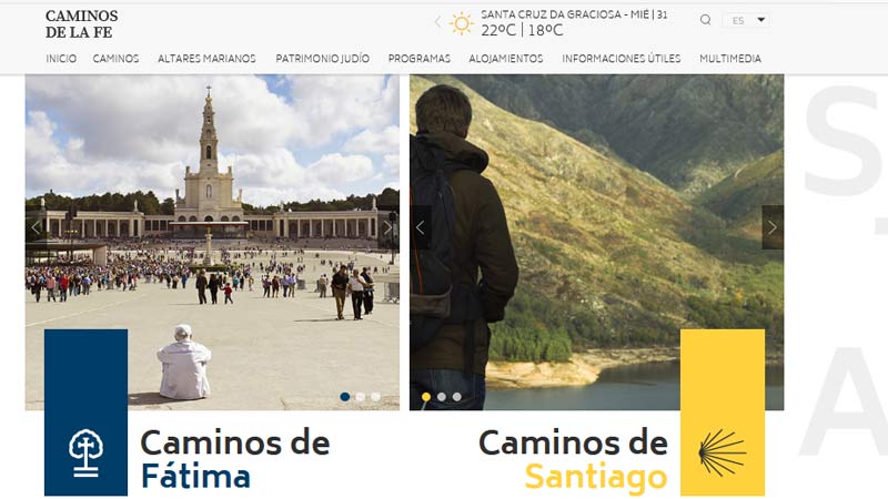 Portugal promociona sus destinos de turismo religioso en la web